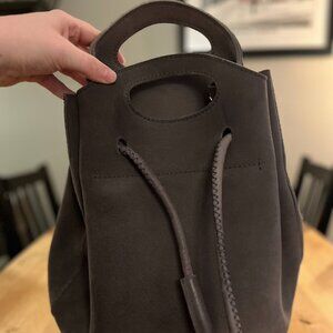 Pedro Garcia Dark Grey Leather Tote Bag
